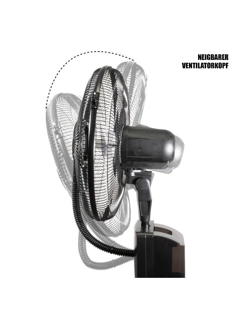 MAUK 16” Standventilator mit Sprüh-Nebel-Kühlung – 80 W