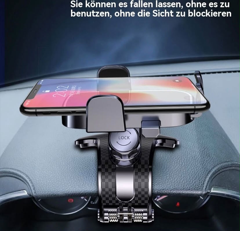 360° Handyhalterung für Auto – Universelle Smartphone-Halterung