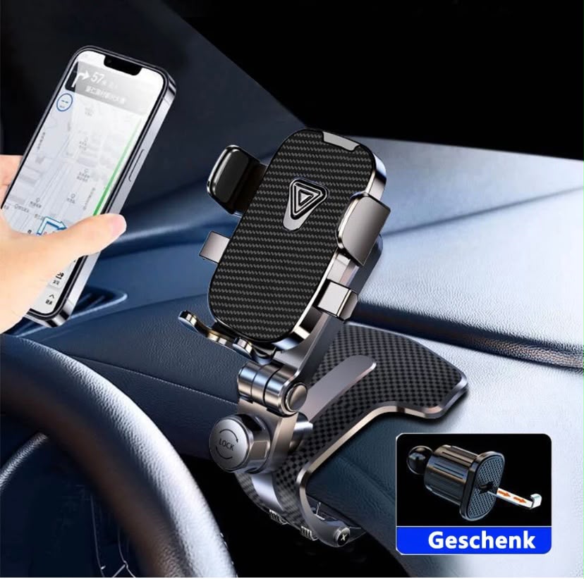 360° Handyhalterung für Auto – Universelle Smartphone-Halterung
